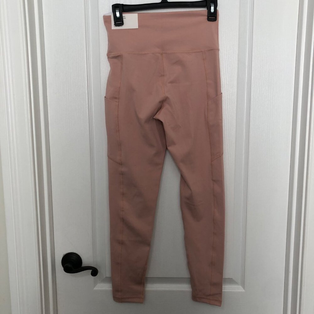 American Eagle Everything Pocket Leggings Womens Medium Highest Rise Dusty Rose - Picture 3 of 9